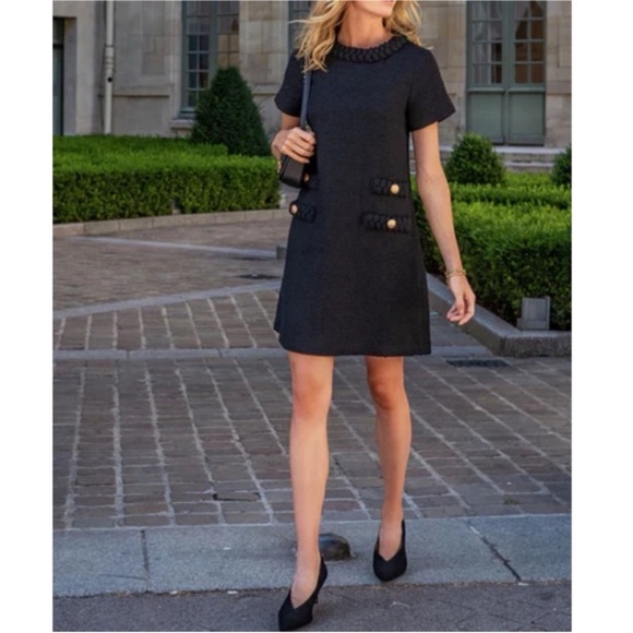 TUCKERNUCK Black Tweed Jackie Dress - Picture 2 of 11